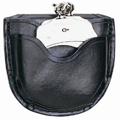 Aker 502 Open Top Handcuff Case - Basketweave Finish