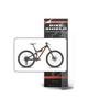 Bike Shield Downtube Shield, Small, Transparent Gloss view 1