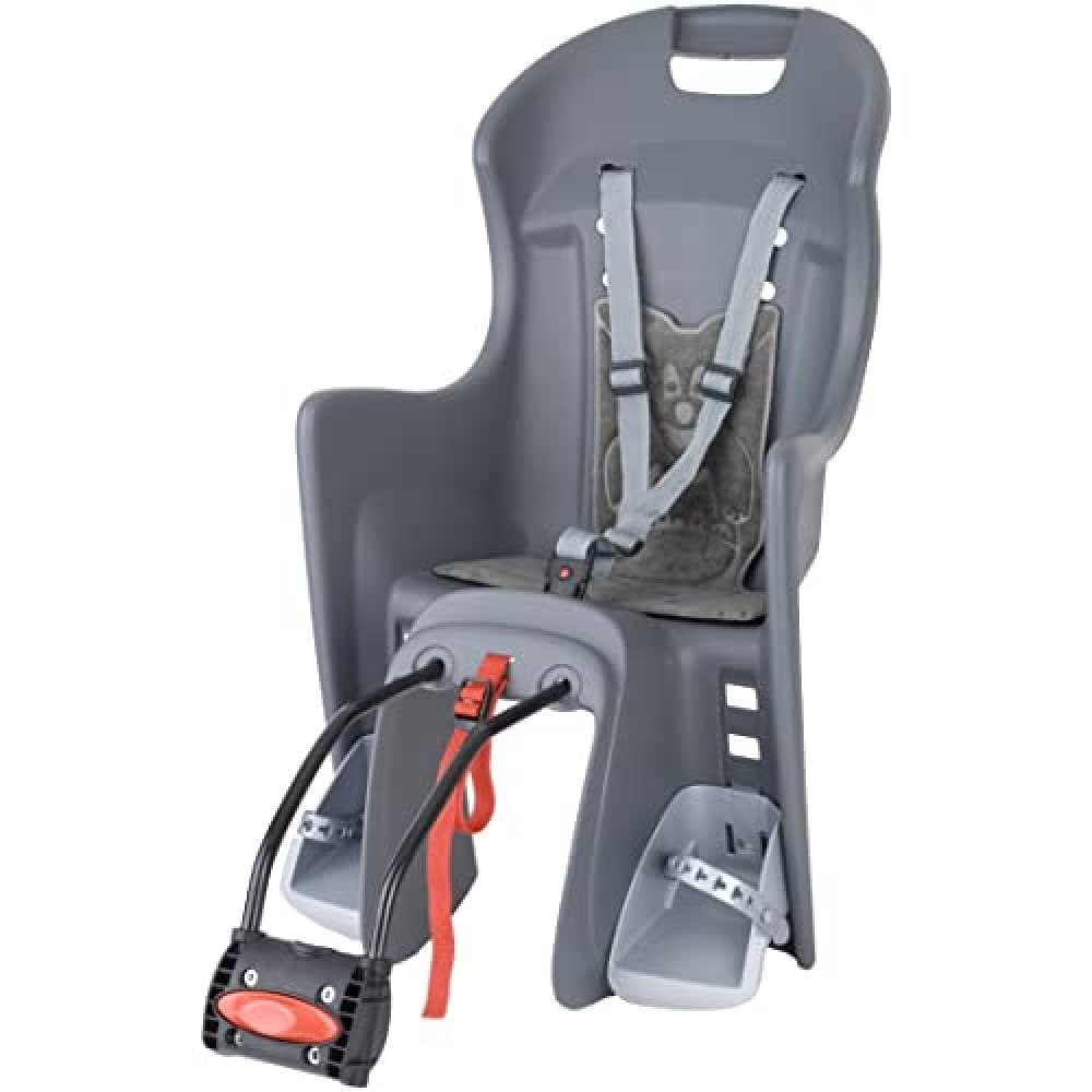 Polisport 67808 Child's Bicycle Seat Grey