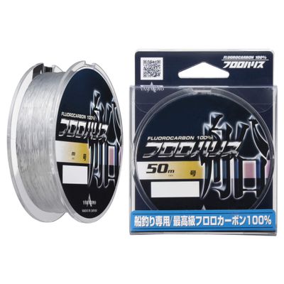 YAMATOYO, Harris FluoroHarris Ship Fluorocarbon, 166.3 ft (50 m), No. 3, Clear