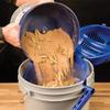 Frankford Arsenal 15 lb Bucket of Corn Cob Media for Case Tumbling, Ammo Reloading and Shooting Bags, gray, tan view 4