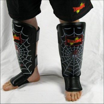 Thunder New Pro Series Spider Shin Guards Limited Edition