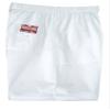 Men's Elastic Waistband 3 Pockets Cotton Twill Solid Shorts in White - 3X view 1