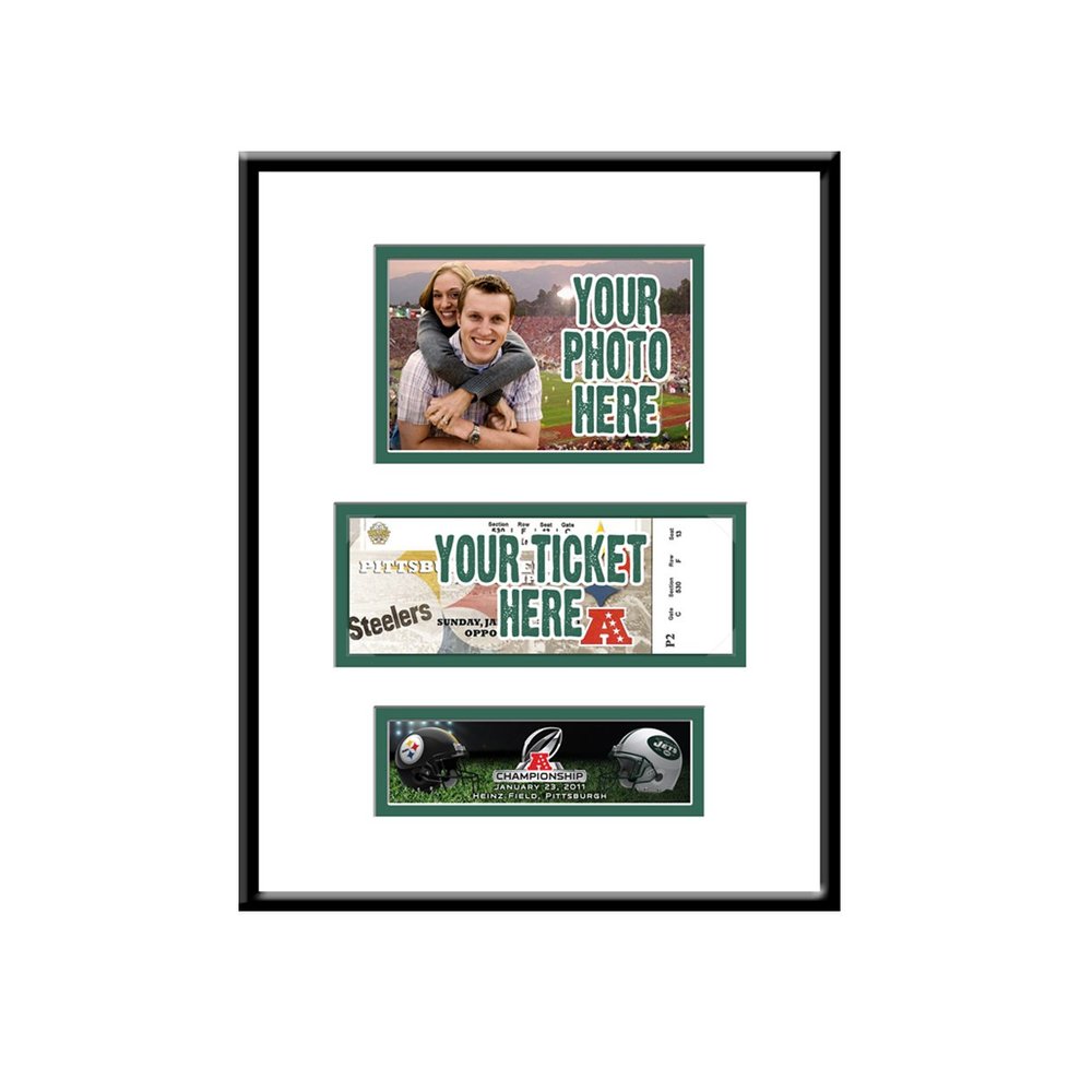 NFL New York Jets 2010 AFC Championship 4x6 Photo & Ticket Frame