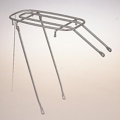 Bridgestone SS26CP.A P4820 F140300CP Rear Carrier for Aluminum Frames, 26 Sizes, Dowel Stop, Class 18, CP (Plated)