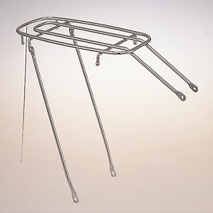 Bridgestone SS26CP.A P4820 F140300CP Rear Carrier for Aluminum Frames, 26 Sizes, Dowel Stop, Class 18, CP (Plated)