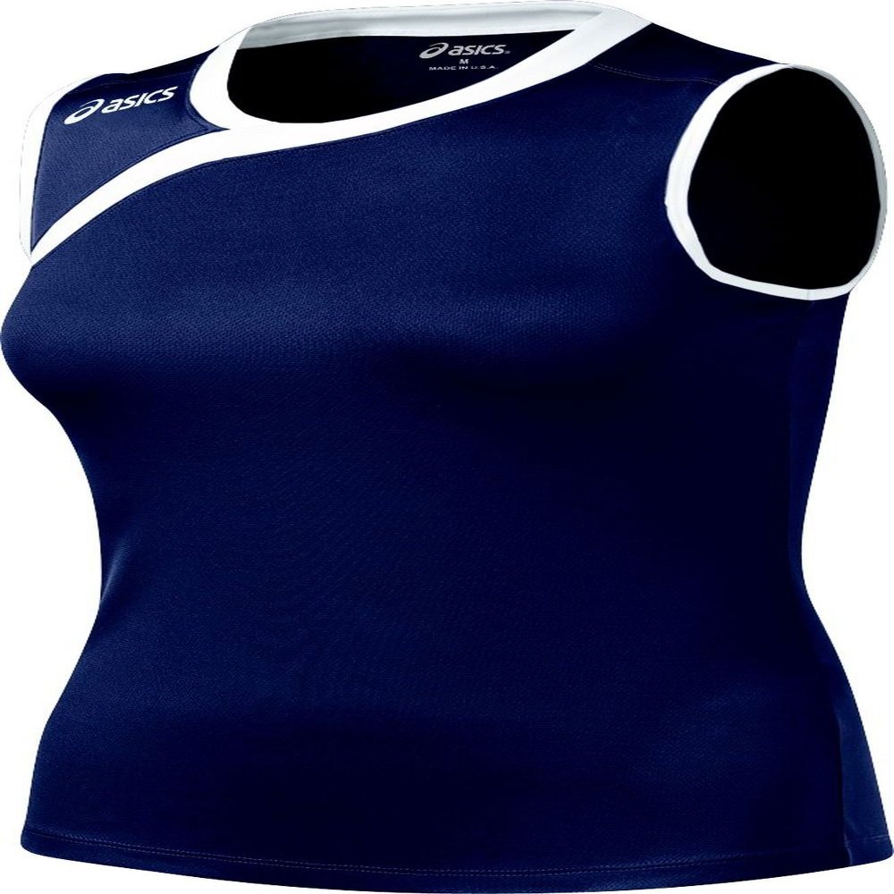 ASICS Kids' Jr. Court Diva, Navy/White, Large