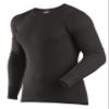 ColdPruf Men's Enthusiast Single Layer Long Sleeve Crew Neck Base Layer Top, Black, 2X view 1