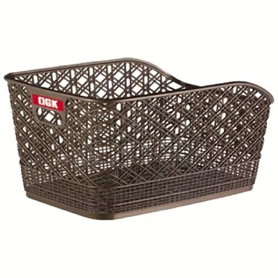 OGK Giken RB-012 (Fixed Fashion Large Back Basket) Pearl Brown Bicycle Basket