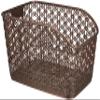 OGK Giken RB-012 (Fixed Fashion Large Back Basket) Pearl Brown Bicycle Basket view 2