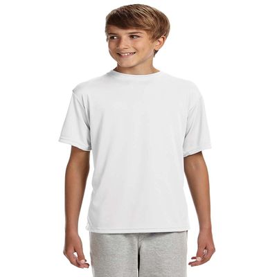 A4 Boys Cooling Performance Tee(NB3142)-White-M