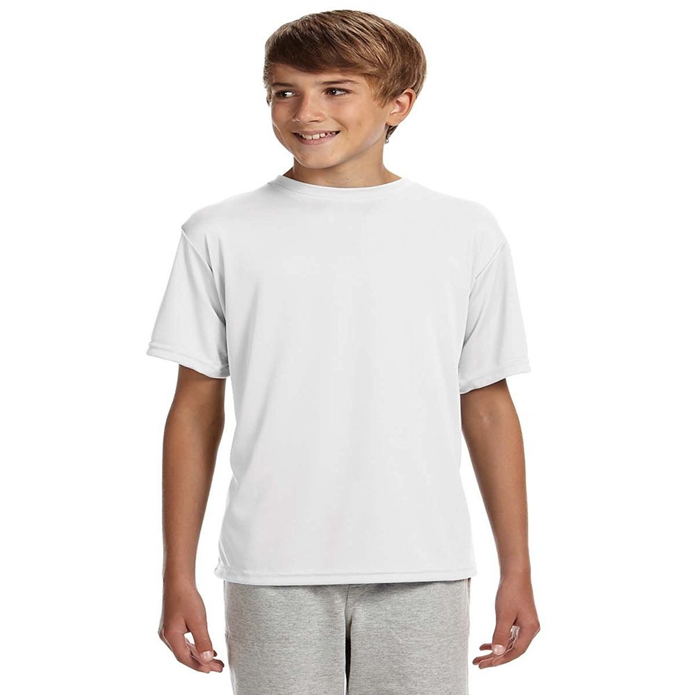 A4 Boys Cooling Performance Tee(NB3142)-White-M