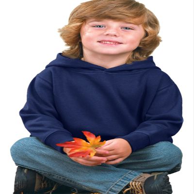 Rabbit Skins Toddler 7.5 oz. Pullover Hood, Navy, 2T