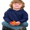 Rabbit Skins Toddler 7.5 oz. Pullover Hood, Navy, 2T view 1