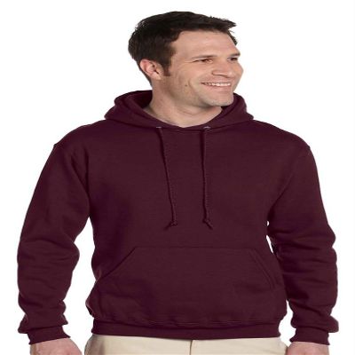 Jerzees Adult 9.5 oz. Super Sweats NuBlend Fleece Pullover Hood M J NAVY