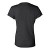 Ladies' 4.2 oz. V-Neck, Black, L view 3