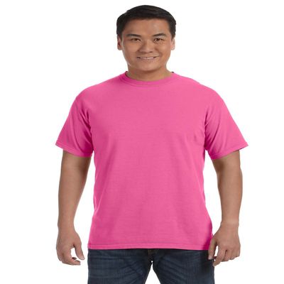 Comfort Colors C1717 Mens Ringspun T Shirt. - Neon Pink - L