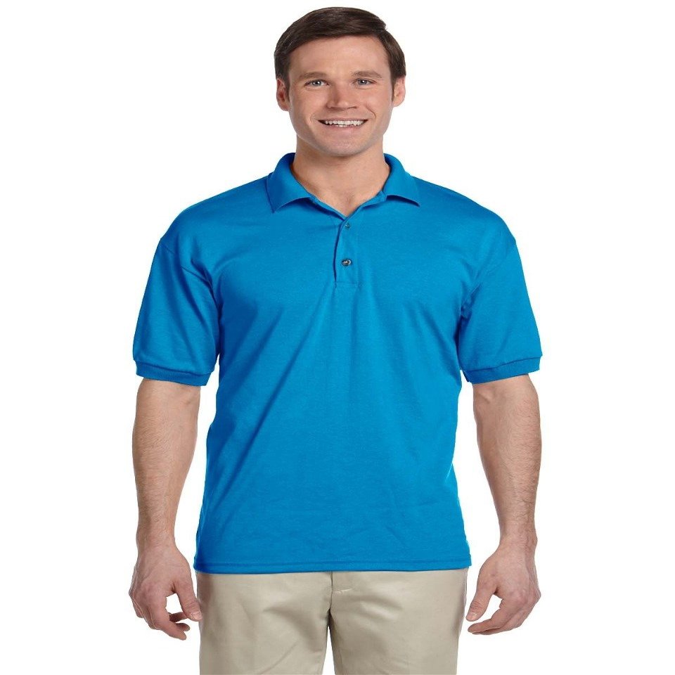 Gildan 5.6 oz. Ultra Blend 50/50 Jersey Polo, Sapphire, 2XL