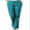 Cherokee Women's Fashionable Flare Leg Drawstring Pant, Teal Blue, 2X-Small Petite view 1
