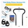 Total Gym PILS Men & Women Full Body Pilates Workout Kit, w/ Instructional DVD, Toe Bar, Leg Pull Accessory, Leg Extension Rope, & Ankle Cuffs, Black view 3