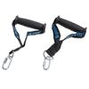 Total Gym 40950H Flexible Nylon Strap Handles for Comfortable and Versatile Workout Routines on Home Machines, Black view 1