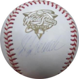 Jorge Posada Autographed Baseball - 2000 W S - Autographed Baseballs