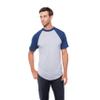 Augusta Sportswear Short Sleeve Baseball Jersey, Large, White/Navy view 2