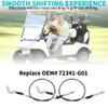 10L0L Forward & Reverse Transmission Shift Cable Assembly for EZGO TXT ST350/ST480 Workhorse 1996-2001 Golf Cart, OEM#72341-G01, Length 50.5"(2 Pack) view 3