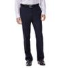 Haggar Men's Repreve Stria Gab Plain Front Dress Pant, Navy, 36x32 view 1