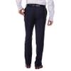 Haggar Men's Repreve Stria Gab Plain Front Dress Pant, Navy, 36x32 view 2
