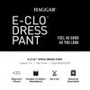 Haggar Men's Repreve Stria Gab Plain Front Dress Pant, Navy, 36x32 view 4