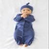Babysoy Janey Baby Hat, Indigo, 6-12 Months view 4