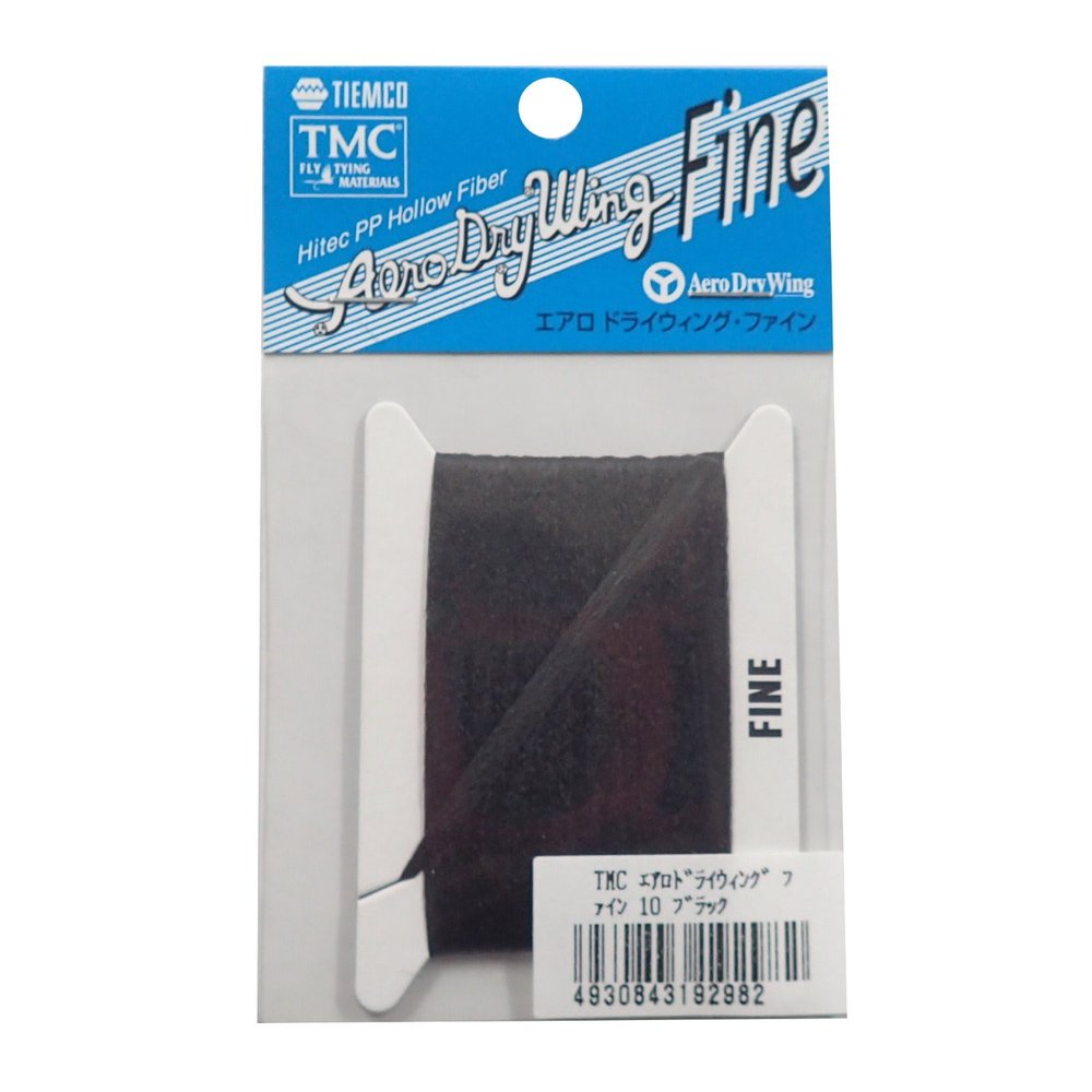 TIEMCO Fly Tying TMC Aerodry Wing Fine Black #10