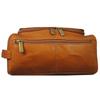 NBA Los Angeles Clippers Tan Leather Shave Kit Bag view 3