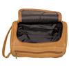 NBA Los Angeles Clippers Tan Leather Shave Kit Bag view 4
