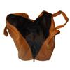 NBA Memphis Grizzlies Tan Leather Corey Duffel Bag view 3