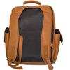 NBA Detroit Pistons Tan Leather Large Computer Backpack view 2