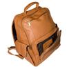 NBA Detroit Pistons Tan Leather Large Computer Backpack view 3