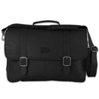 NHL Philadelphia Flyers Black Leather Porthole Case