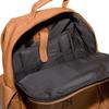 NBA Portland Trailblazers Tan Leather Large Computer Backpack view 4