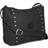 NBA Detroit Pistons Black Leather Women's Mini Top Zip Handbag view 1