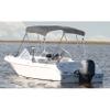 Carver A5487TB-10 Assembled 54" x 6' x 85-90" 3-Bow Bimini Top with Boot, Gray view 1