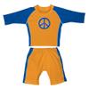 i play. 2 Piece Sunsuit, Orange Peace Signs, L (18 Months) view 1