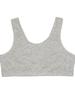 Fruit of the Loom Big Girls' Cotton Built-Up Sport 3 Pack, Black/White/Grey Heather, 32(Pack of 3) view 3