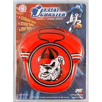 Georgia Bulldogs Jersey Coaster Set