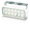 Hella 980670211 '0670 Series' Multivolt 9-33V DC Sea Hawk LED Deck Light with Spot Beam Pattern and White Housing view 1