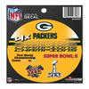 Rico Industries NFL Green Bay Packers 4X Super Bowl Champion Round Decal view 1