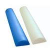 CanDo White PE Foam Rollers for Exercise, Finess, Muscle Restoration, Massage Therapy, Sport Recovery and Physical Therapy for Home, Clinics, Professional Therapy Half-Round 6" x 24" view 2