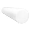 CanDo White PE Foam Rollers for Exercise, Finess, Muscle Restoration, Massage Therapy, Sport Recovery and Physical Therapy for Home, Clinics, Professional Therapy Round 6" x 30" view 1