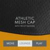 Augusta Sportswear Athletic Mesh Cap Black/Gold OS view 3